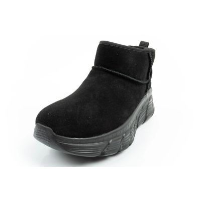 3. Skechers buty zimowe damskie botki za kostkę ocieplane skórzane