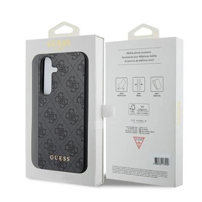 8. Etui Guess 4G Metal Gold Logo na Samsung Galaxy A35 - czarne