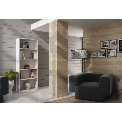 4. REGAŁ NA KSIĄŻKI 60 CM BIAŁY