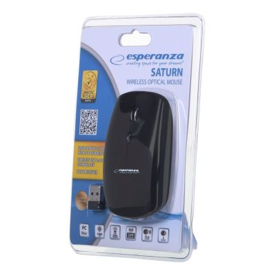 Mysz Esperanza EM120K (optyczna; 1600 DPI; kolor czarny)