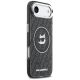 4. Etui Karl Lagerfeld IML Choupette Head Logo MagSafe na iPhone Air - czarne