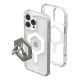 6. Obudowa ochronna do iPhone 16 Pro Max kompatybilna z MagSafe oraz podstawka Magnetic Ring Stand (ice-white/titanium)