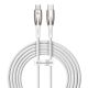 Kabel Baseus CADH000802 USB-C - USB-C PD 100W 5A 480Mb/s 2m - biały