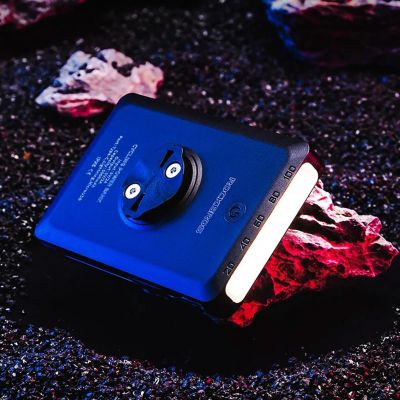 6. Lampka rowerowa Rockbros JP008 przednia pod licznik z powerbankiem 5000mAh 150lm IPX6 - czarna