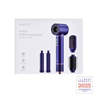 40. Lokówko-suszarka Multistyler Havit HD634 (4 końcówki)