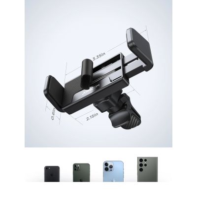 11. Joyroom uchwyt samochodowy do telefonu na nawiew kratkę wentylacyjną czarny (JR-ZS377)