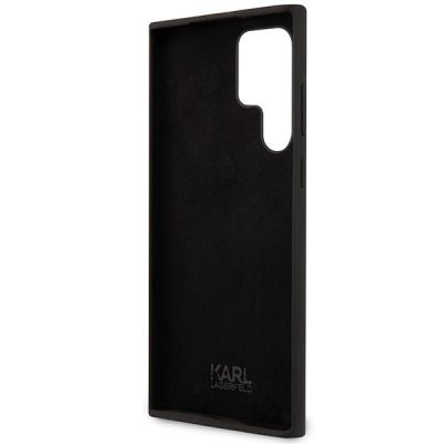 7. Etui Karl Lagerfeld Silicone Choupette na Samsung Galaxy S24 Ultra - czarne