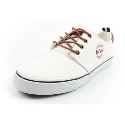 3. Lee Cooper buty sportowe męskie trampki modne białe wygodne
