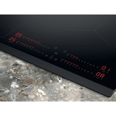 70. Płyta indukcyjna ELECTROLUX EIS62453 SaphirMatt 60 cm | SenseBoil | PowerBoost | timer | czarny mat | bezramkowa