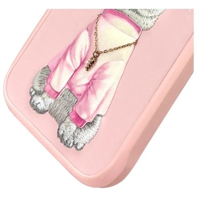 4. Etui Nimmy Glasses Cool Cat na iPhone 16 Pro - różowe