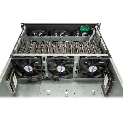 6. Inter-Tech 4F28 Rack Czarny, Srebrny