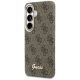 2. Etui Guess 4G Script MagSafe na Samsung Galaxy S26 - brązowe