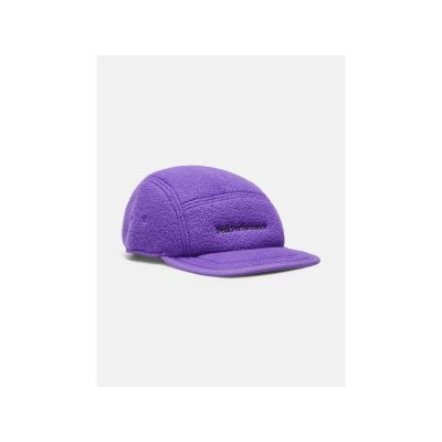 Czapka z daszkiem Peak Performance Fleece Cap fioletowy