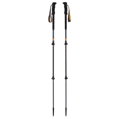 7. Kije skitourowe VIKING Kangri Skitouring 65-135cm, szaro-pomarańczowe