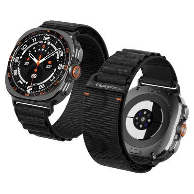 Pasek Spigen WBF1 na Samsung Galaxy Watch Ultra 47 mm - czarny