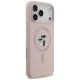 4. Etui Karl Lagerfeld Silicone Karl&Choupette Ring MagSafe do iPhone 17 Pro Max - różowe