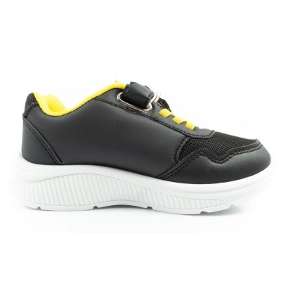 13. Leomil Pokemon buty sportowe dziecięce sneakersy lekkie na rzep czarne żółte