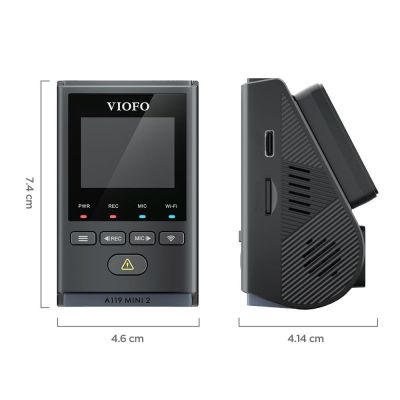 7. Rejestrator trasy VIOFO A119 MINI 2-G GPS