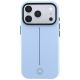 3. Etui Mercedes Leather Semi Wrap Iconic Line MagSafe do iPhone 18 Pro / 17 Pro - niebieske