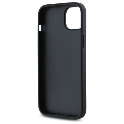 7. Etui DKNY Quilted Stack Logo na iPhone 15 Plus - czarne