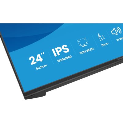 31. iiyama ProLite XB2491HS-B1 monitor komputerowy 60,5 cm (23.8") 1920 x 1080 px Full HD LCD Czarny