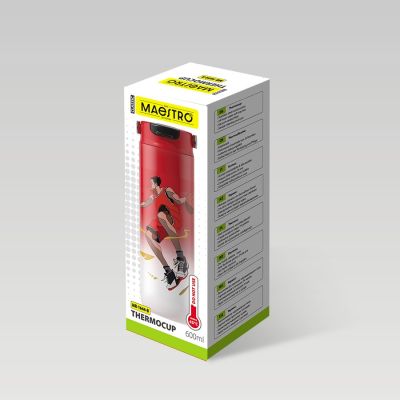 6. Kubek termiczny dla dzieci 600ml "BASKETBALL" MR-1644-B-NEW MAESTRO