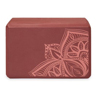 5. Kostka do Jogi Gaiam Intense Rust Sundial Point 65748