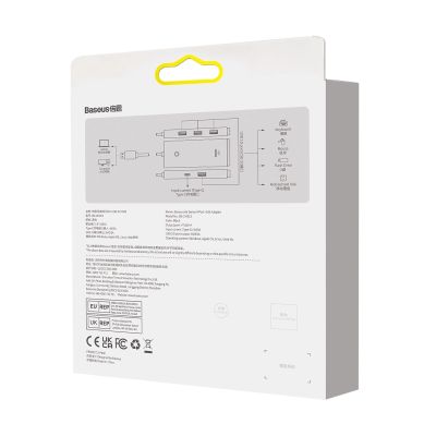 6. Baseus Lite Series HUB 4-Portowy (USB-A do 4xUSB-A 3.0) 2m czarny (WKQX030201)