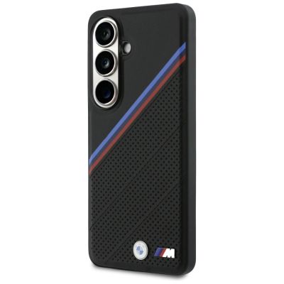 2. Etui BMW Tricolor Metal Logo MagSafe na Samsung Galaxy S26 - czarne