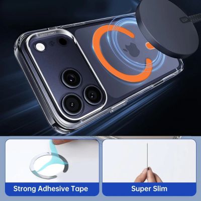 7. Pierścień magnetyczny MagSafe Tech-Protect MMP-200 na telefon - pomarańczowy