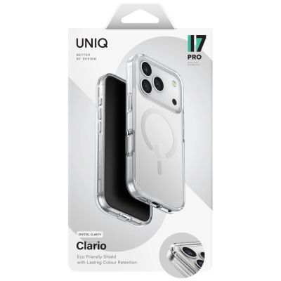 5. Etui UNIQ Clario Magclick Charging na iPhone 17 Pro - przezroczyste