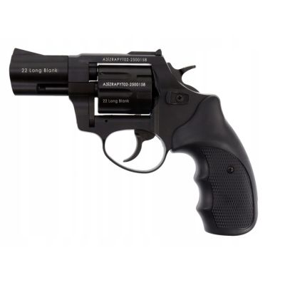 Rewolwer hukowy alarmowo sygnałowy ZORAKI R1-K6L BAS lufa 2,5" kal. .22 Long Blank czarny (R1256BMP-BAS)