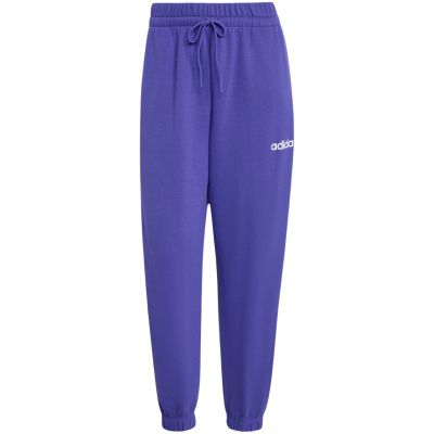 2. Spodnie damskie adidas Essentials Linear French Terry Cuffed fioletowe KF8363