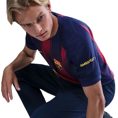 4. Koszulka męska Nike FC Barcelona Stadium Home 25/26 granatowa HJ4590 456