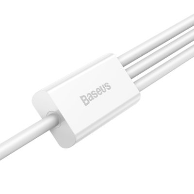 3. Kabel Baseus Superior Series USB-A - USB-C / Lightning / micro USB 3.5A 1m - biały