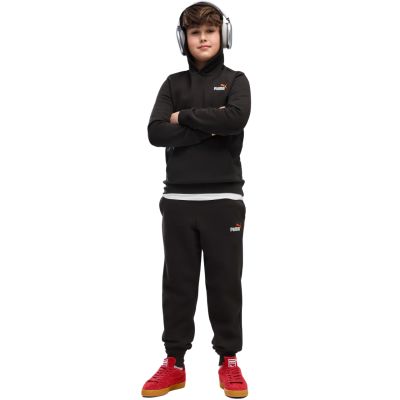 5. Spodnie dla dzieci Puma ESS 2 Color No. 1 Logo czarne 685824 71