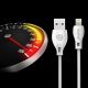 4. Dudao przewód kabel USB / Lightning 2.4A 1m biały (L4L 1m white)