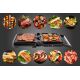 16. ELDOM GRILL KONTAKTOWY GK110 800W CZARNO-SREBRNY