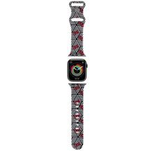 Pasek Hello Kitty Silicone Bows & Stripes na Apple Watch 38/40/41mm - czarny
