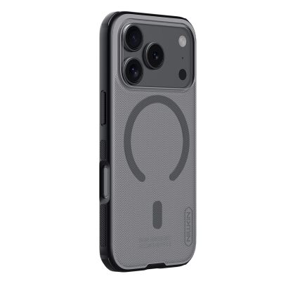 3. Etui Nillkin Super Frosted Shield Pro kompatybilne z MagSafe na iPhone 17 Pro - przezroczyste czarne