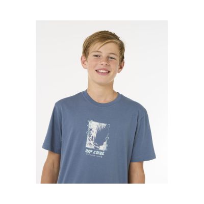 Koszulka RIP CURL Raw Energy Frame Tee - Boy granatowy