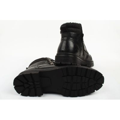 4. Wrangler buty męskie trzewiki Gillen Fur czarne ocieplane botki modne