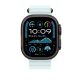 3. Apple Watch 49mm Ice Blue Ocean Band Extension - Black Titanium Finish