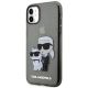 2. Etui Karl Lagerfeld Glitter Karl&Choupette na iPhone 11 / Xr - czarne