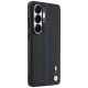 4. Etui BMW Perforated Stripe Logo MagSafe do Samsung Galaxy S26 Ultra - niebieskie