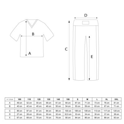 7. Strój do kickboxingu TOP TEN “Urban Arts” czarno-czerwony (WAKO APPROVED new)