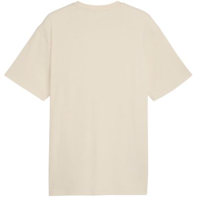 3. Koszulka męska Puma ESS Elevated Relaxed Tee beżowa 692018 87