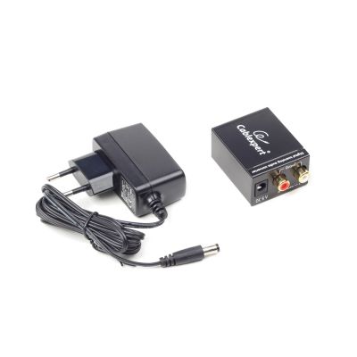 6. Adapter GEMBIRD DSC-OPT-RCA-001 (Toslink - RCA ; kolor czarny)
