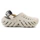 7. CROCS X - (ECHO) CLOG BONE/BLACK 207937-2YJ