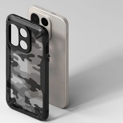 4. Etui Ringke Fusion X na OnePlus 15 - czarne